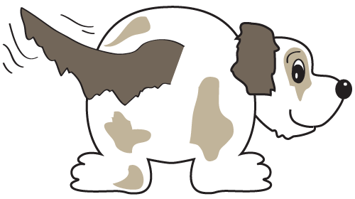 Happytailz dog walking and pet care mobile logo